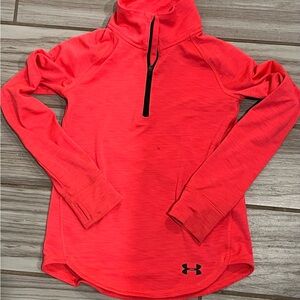 Under Armour Kids' Red Half-Zip Sweatshirt